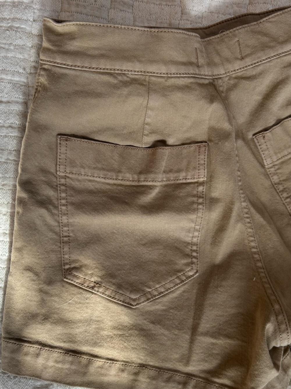 Madewell Emmett Short In Garment Dye Welt Pocket Edit Desert Tan Size 25 - Picture 9 of 9